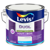 Laque/couche de fond Levis Duol satin 2,5 L blanc