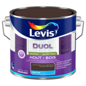 Laque/couche de fond Levis Duol brun normand satiné 2,5 L