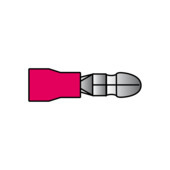 Carpoint rondstekker 547 Ø 4.0 mm rood 10 stuks