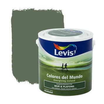 Peinture mur & plafond Colores del Mundo Levis mat energizing shamrock ...