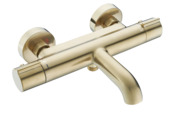Atlantic thermostatische bad-/douchekraan Colin goud 15 cm