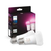 Ampoule LED Philips Hue White&Color E27 9W 2 pièces