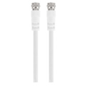 Câble coaxial Q-link RG59 2 connecteurs F 2 m blanc
