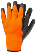 Gants de travail S thermo orange/noir