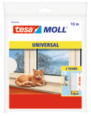 Tesa Moll tochtstrip universal 25x6 mm 10 m wit