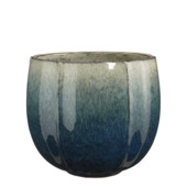 Bloempot Corsica groen keramiek 26 x 29 cm