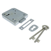 Serrure de cave à appliquer Handson zingué