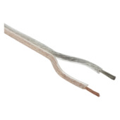 Câble haut-parleurs Q-link 2x 1,5 mm² 50 m transparent