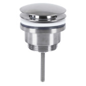 Differnz wastafelafvoerplug Click pop-up inox
