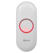 Byron extra drukknop voor draadloze deurbel DBY-23510 bereik 100 m