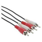 Câble audio tulipe Q-link 1,5 m rouge/blanc