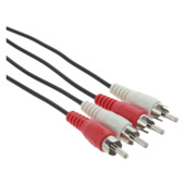 Câble audio tulipe Q-link 3 m rouge/blanc