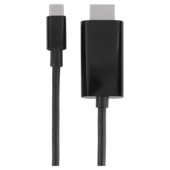 Q-Link USB-C naar HDMI kabel 2 meter zwart