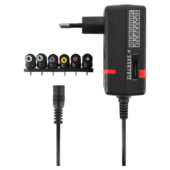 Q-Link AC/DC adapter 3-12V 27W zwart