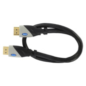 Câble HDMI haute vitesse 0,5 m noir