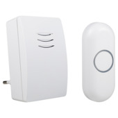 Byron draadloze deurbel plug-in DBY-21132 bereik 100 m
