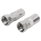 Adaptateurs coaxiales Q-line 1x M et F et 1x 2 connecteurs F