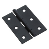 HANDSON scharnier met vaste pen 60 x 46 mm zwart 2 stuks