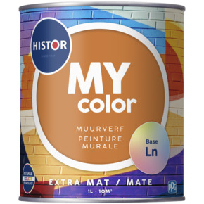 Histor MY Color muurverf extra mat basis ln 1 liter