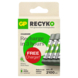 Piles rechargeables AA NiMH GP ReCyko 2100mAh 4 pièces + chargeur