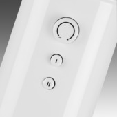 Chauffage d'appoint sans huile Eurom RAD 2000 W blanc