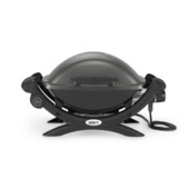 Weber Q 1400 elektrische bbq metaal grijs 43 x 32 cm