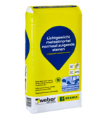 Mortier de maçonnerie allégé 320 Weber Beamix 20 kg