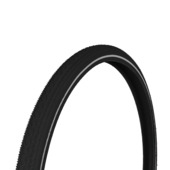 Pneu vélo anti-crevaison réfléchissant Dresco Traveller 28x1.75 (47-622) noir