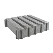 Grasdal beton grijs 40x37,5x10 cm