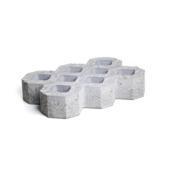 Grasdal grijs 60x40x12 cm