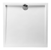 Allibert douchebak Slim 90x90x4 cm polybeton wit