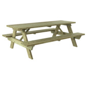 Picknicktafel Sophie vuren hout 220 x 151 x 80 cm