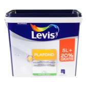 Peinture Levis Plafond extra mat 5+1 L blanc