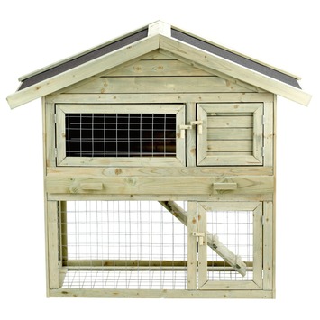 Konijnenhok deluxe 125x60x115 cm