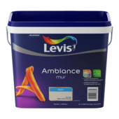 Peinture Levis Ambiance Mur satin 5 L crème glacée