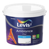 Peinture Levis Ambiance Mur satin 10 L blanc