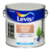 Peinture Levis Mur Extérieur satin 2,5 L blanc fermette