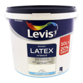 Peinture murale Levis Latex soft satin 10+2 L blanc
