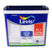 Peinture Mur Levis mat 5+1 L blanc