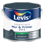 Levis Essentials muurverf mat 2,5 L Midnight Blue