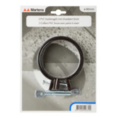 Collier avec fixation à visser Martens 80 mm brun 2 pièces