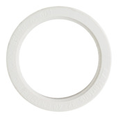 Martens verloopring met lijmmof mannelijk wit 40x32 mm