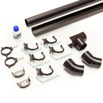 Dakgotenset tuinhuis 200cm + luifel