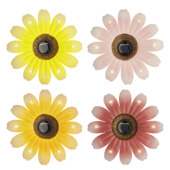 Solar LED muurbloem 14 cm diverse kleuren, per stuk