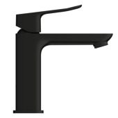 Grohe wastafelmengkraan Dice M-Size Push open mat zwart