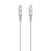 Celly Planet USB-C > lightning kabel wit 1,5 m