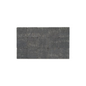 Kasseien beton getrommeld zwart 15x15x6 cm - 120 stuks / 2,76 m²