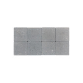 Kasseien beton getrommeld lichtgrijs 20x20x6 cm - 72 stuks / 2,88 m²