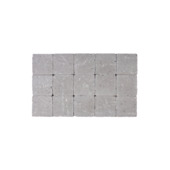 Pavé vibré 15x15x4 cm gris 630 pièces/14,49 m²
