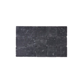 Pavé vibré 15x15x4 cm noir 630 pièces/14,49 m²